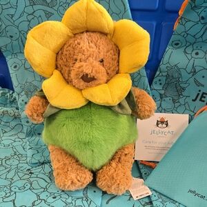 Jellycat Bartholomew Bear Dressed In A Daffodil Outfit W/ Dust Bag